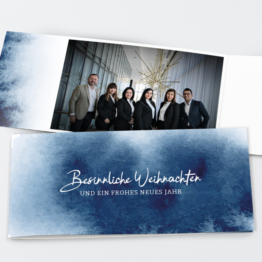 Christmas Colours Geschäftliche Weihnachtskarte