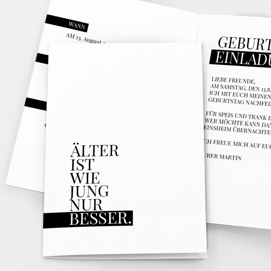Geburtstagsspruch Partyeinladung