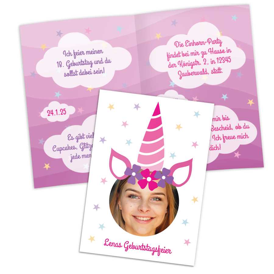 Einladungskarten 18 Geburtstag Individuell Gestalten
