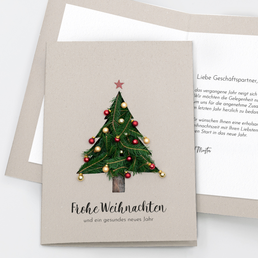 Tannenduft Weihnachtskarte