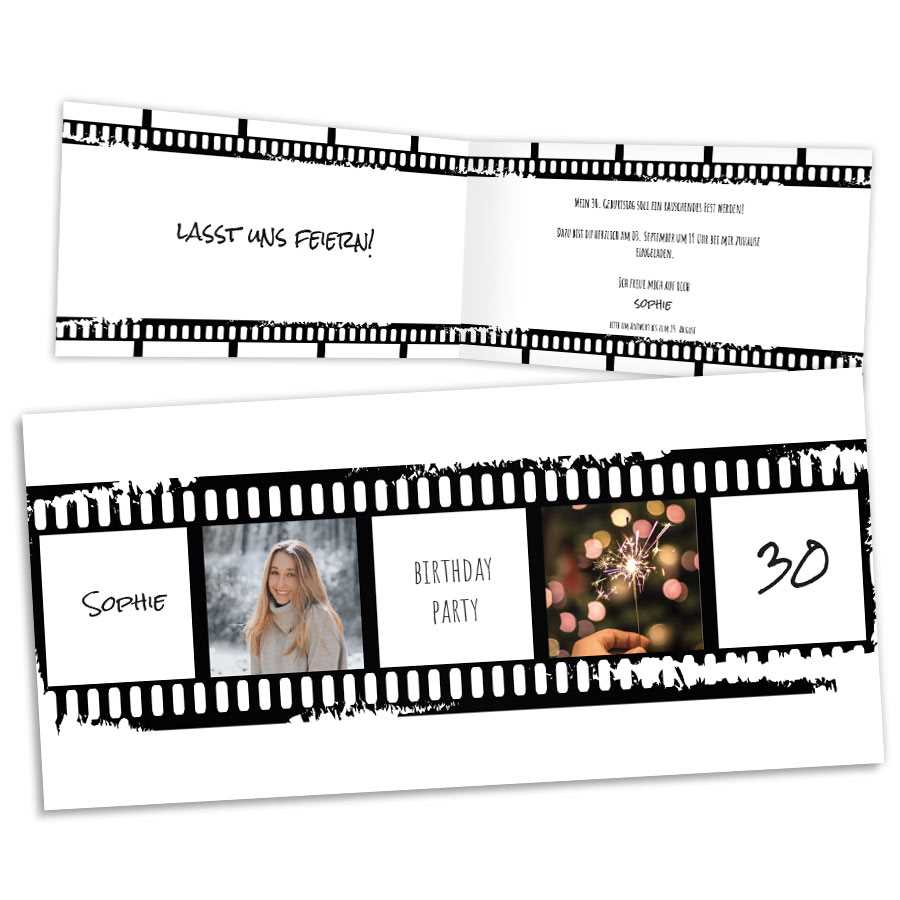 Filmband Geburtstag