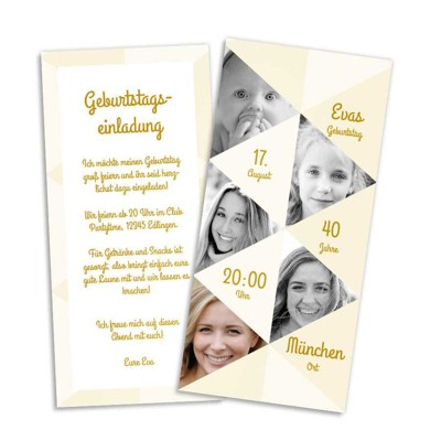 Birthday Fun Einladungskarte 18. Geburtstag