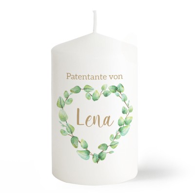 Herzkranz Patenkerze