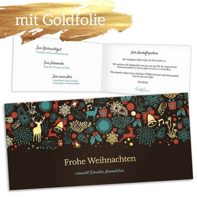 Frohe Weihnachten Weihnachtskarte