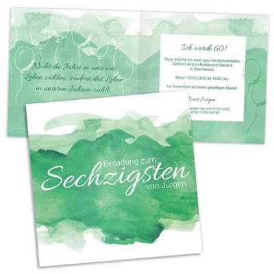 Einladungskarten 60 Geburtstag Selbst Gestalten Einladung