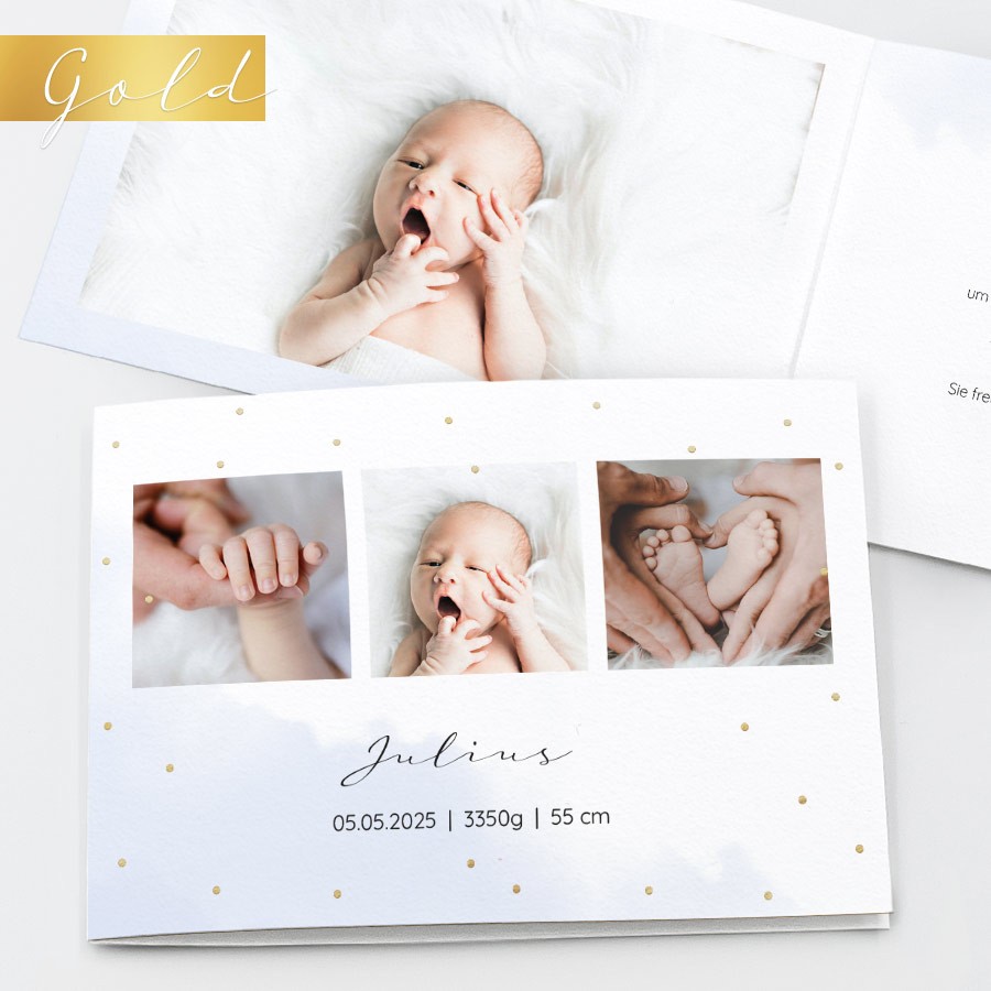 Dankeskarten Geburt Online Selbst Gestalten Schneller Versand