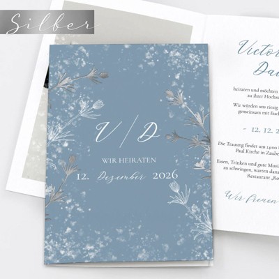 Winter Hochzeitseinladungen Saisonale Hochzeitskarten Hochzeit