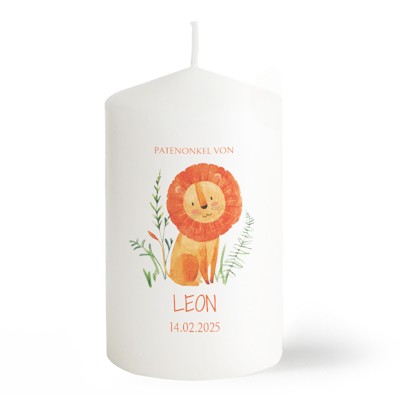 Kleiner Löwe Patenkerze