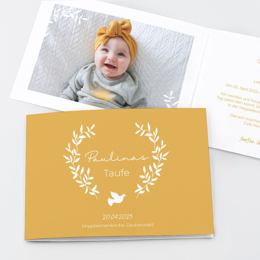 Einladungskarten Taufe Hochste Qualitat