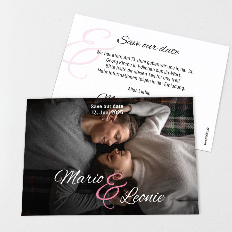 Save our date Save the Date Karte