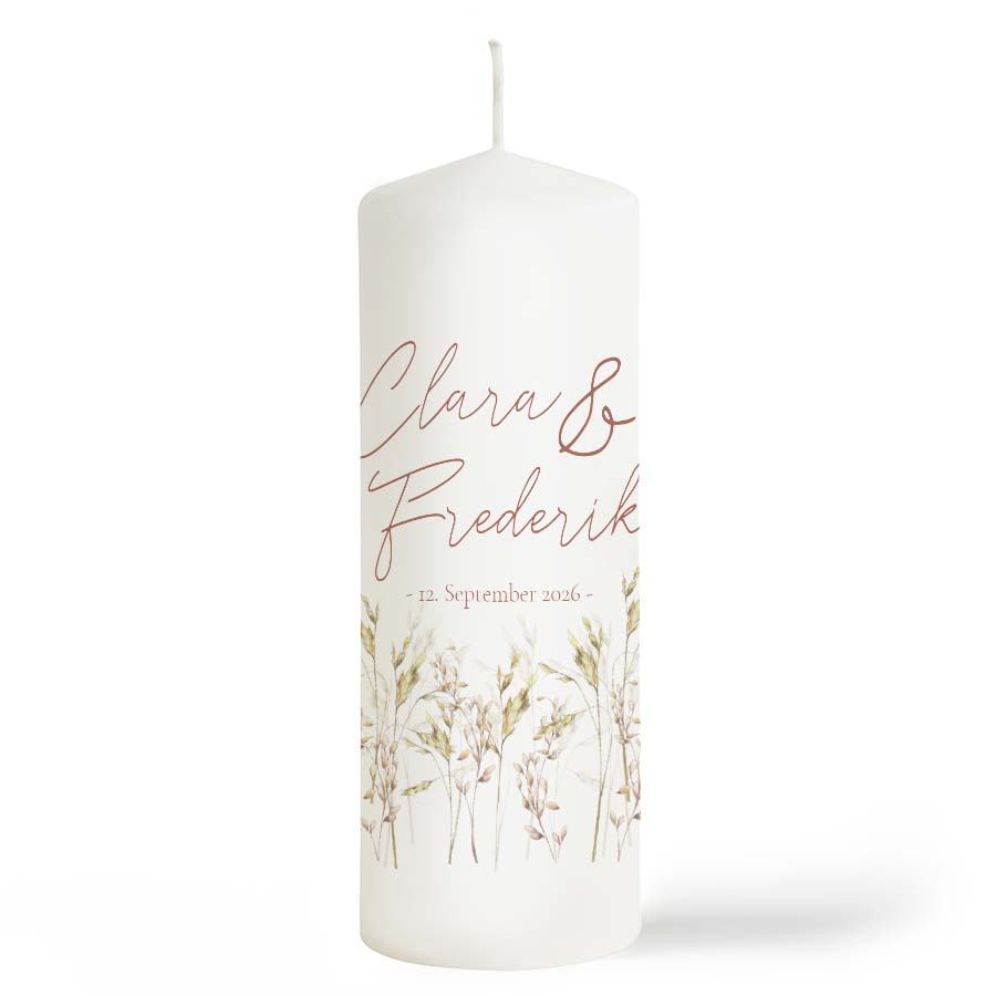 Countrylove Hochzeitskerze