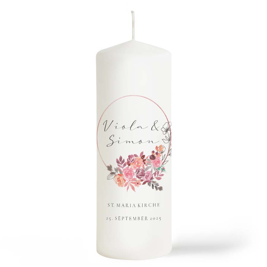 Florentine Hochzeitskerze