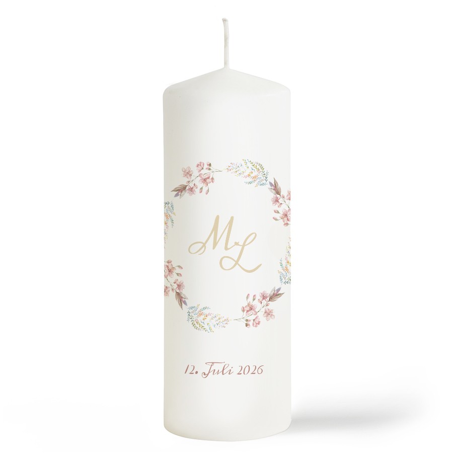 Made With Love Hochzeitskerze