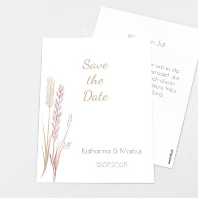Classic Love Save the Date Karte