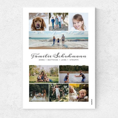 Familienfotos Poster