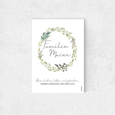 Familienkranz Poster