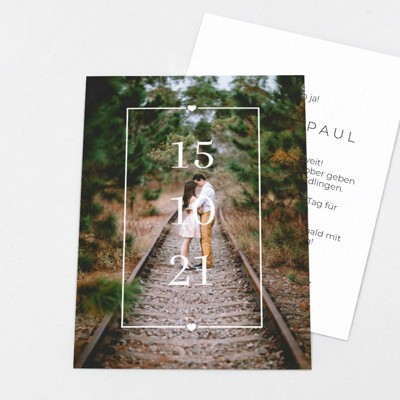 Picture of Us Save the Date Karte