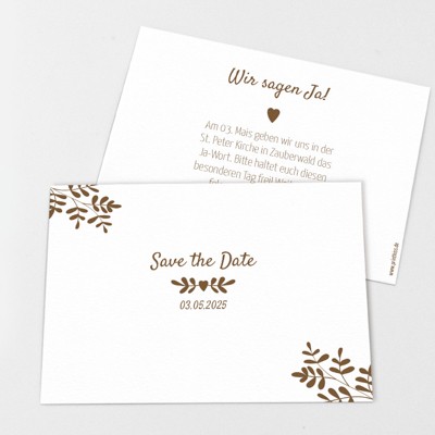Say Yes Save the Date Karte