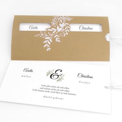 Love stays Einladungskarte Goldene Hochzeit