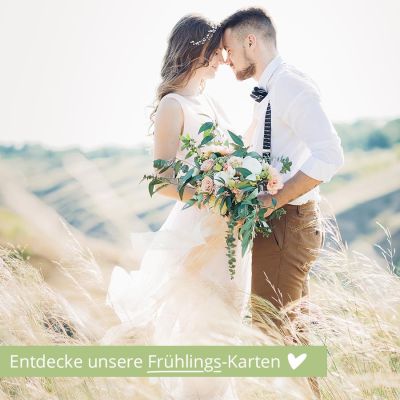Entdecke unsere Frühlings Karten Hochzeitseinladung