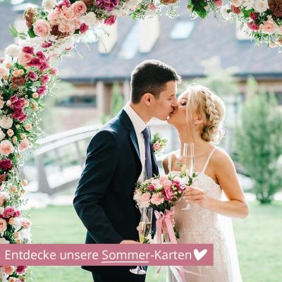 Entdecke unsere Sommer Karten Hochzeitseinladung