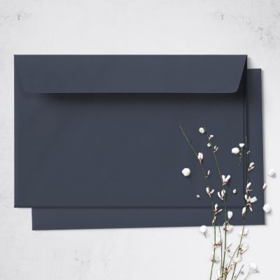 Umschlag für Große Karte Dunkelblau, 176 x 125 mm