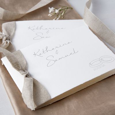 Wedding Rings Einladungskarte Goldene Hochzeit