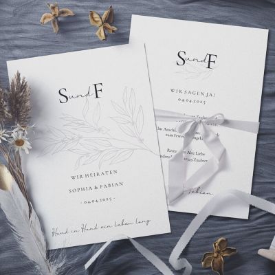 Kollektion "Scandi Chic" Hochzeitseinladung