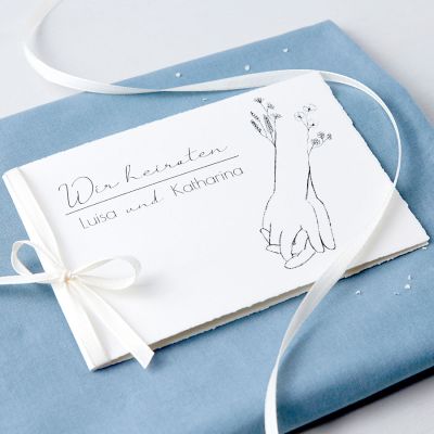 Verbunden Einladungskarte Goldene Hochzeit