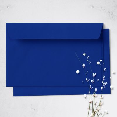 Umschlag für Große Karte Royalblau, 176 x 125 mm 