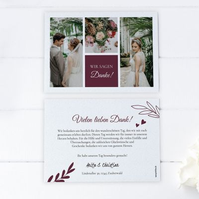 Kollektion "Love grows" Hochzeitseinladung