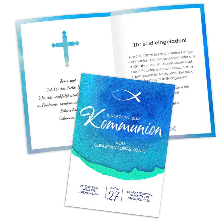 25+ Sprüche zur Kommunion die schönsten Sprichwörter PRINTKISS