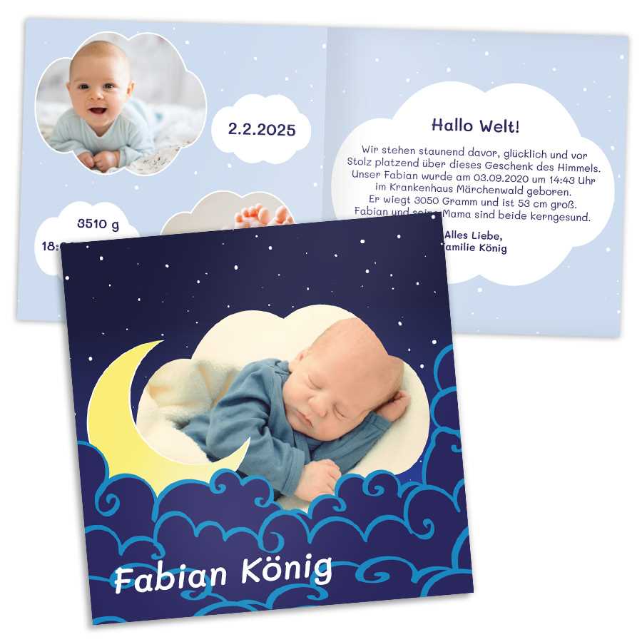 Sprüche zur Geburt Einzigartige Sprüche für Karten PRINTKISS