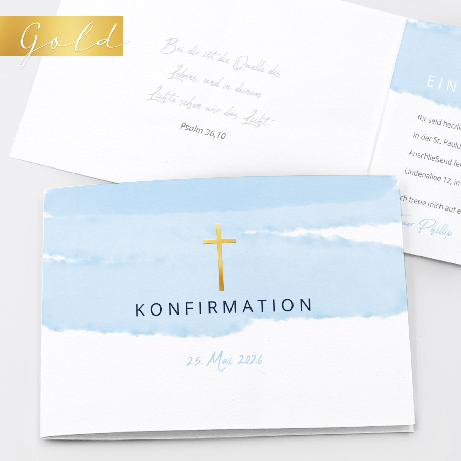 Einladungskarten Konfirmation | Online Bestellen | Schneller Versand