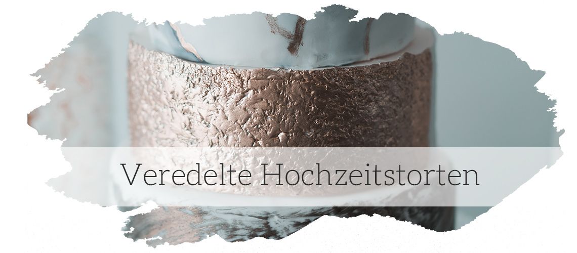 Veredelte Hochzeitstorte