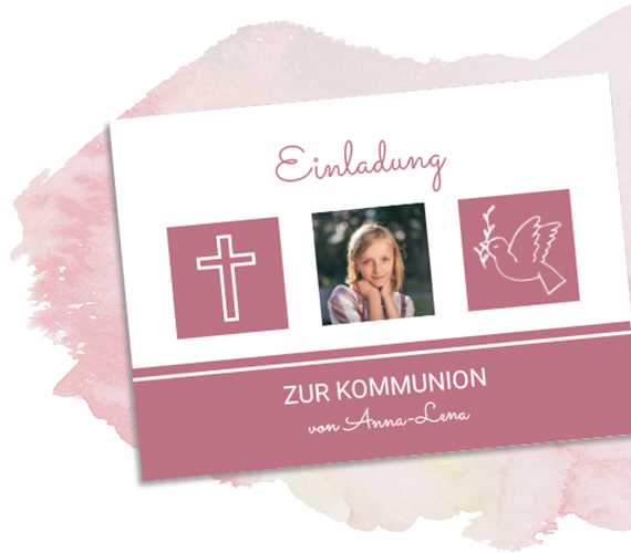 Einladungskarte mit Foto Einladungskarte mit Foto