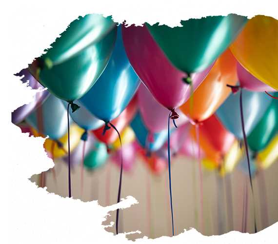 Geburtstagsdekoration Luftballons