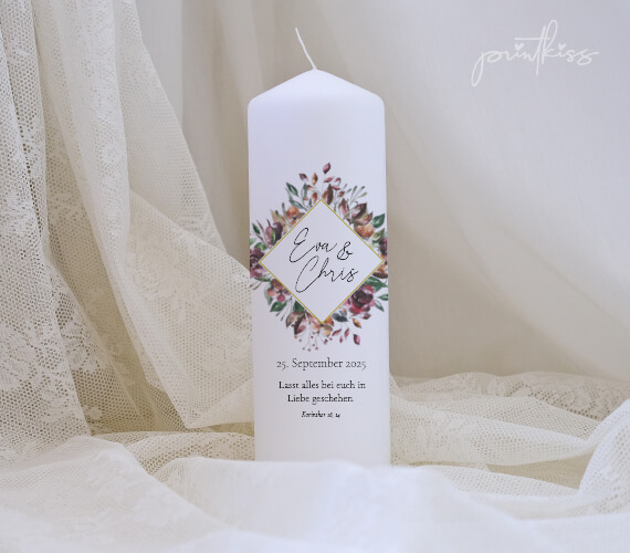 Hochzeitskerze - Autumn Blossom Hochzeitskerze - Autumn Blossom
